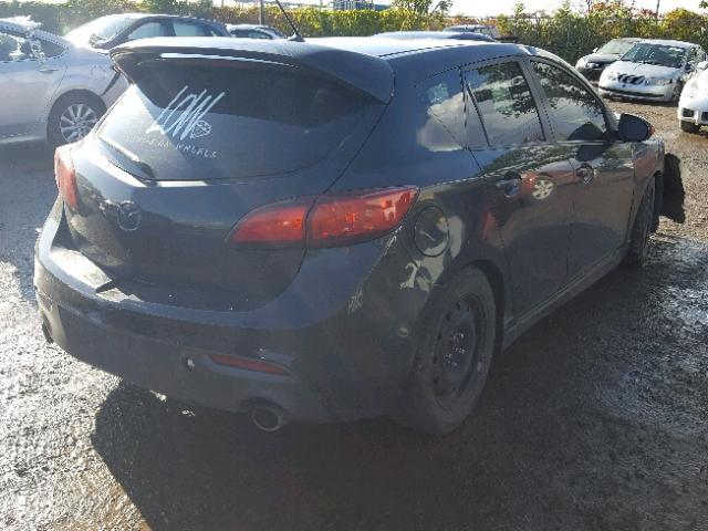 JM1BL1N30D1828350 - 2013 MAZDA SPEED 3 BLACK photo 4