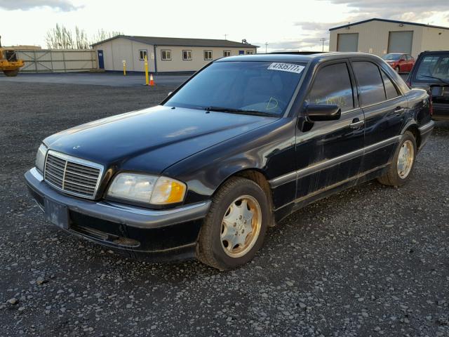 WDBHA24GXYA852458 - 2000 MERCEDES-BENZ C 230 BLACK photo 2