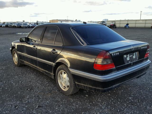 WDBHA24GXYA852458 - 2000 MERCEDES-BENZ C 230 BLACK photo 3