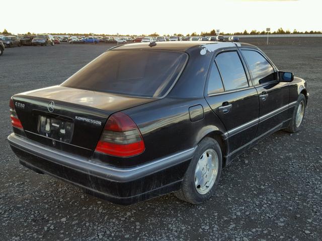 WDBHA24GXYA852458 - 2000 MERCEDES-BENZ C 230 BLACK photo 4