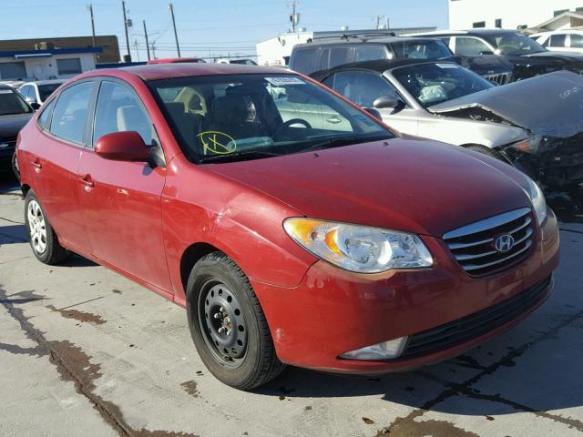 KMHDU4AD7AU005264 - 2010 HYUNDAI ELANTRA BL RED photo 1