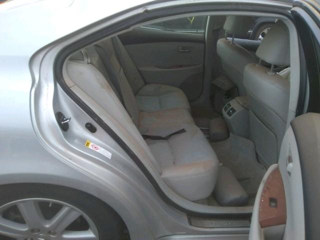 JTHBJ46G572084881 - 2007 LEXUS ES 350 SILVER photo 6