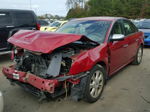 1MEHM42W49G614486 - 2009 MERCURY SABLE PREM MAROON photo 2