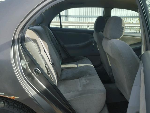 2T1BR32E03C083447 - 2003 TOYOTA COROLLA CE GRAY photo 6