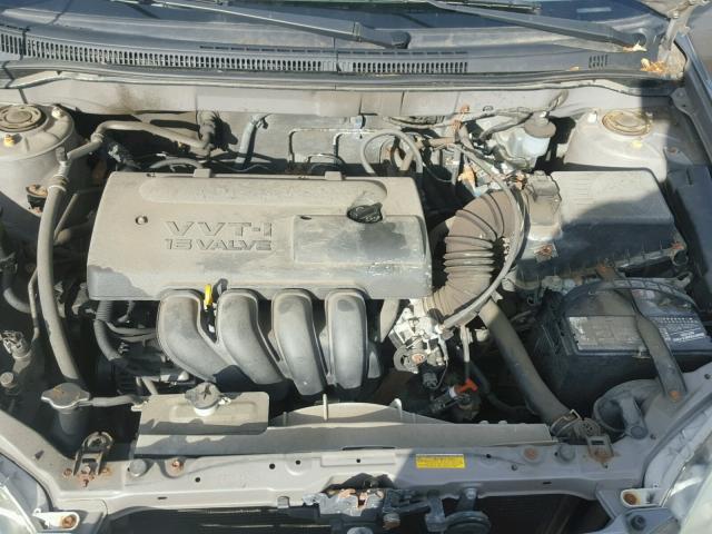 2T1BR32E03C083447 - 2003 TOYOTA COROLLA CE GRAY photo 7