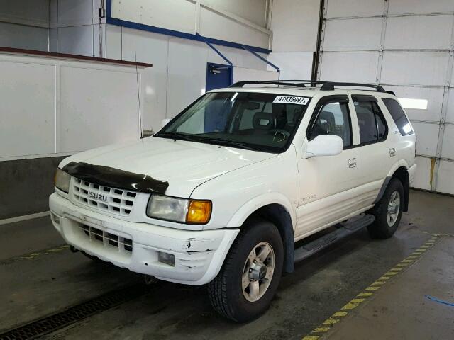 4S2CK58W6X4321061 - 1999 ISUZU RODEO S WHITE photo 2