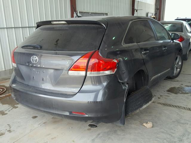 4T3BK3BB0BU049636 - 2011 TOYOTA VENZA BASE BLACK photo 4