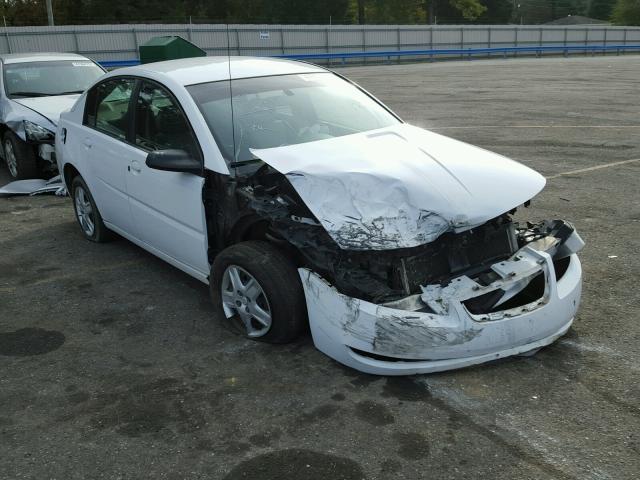 1G8AJ55FX7Z128662 - 2007 SATURN ION LEVEL WHITE photo 1