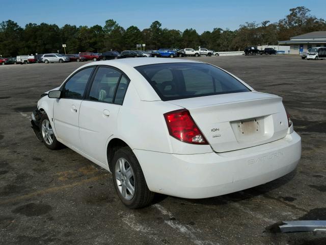 1G8AJ55FX7Z128662 - 2007 SATURN ION LEVEL WHITE photo 3