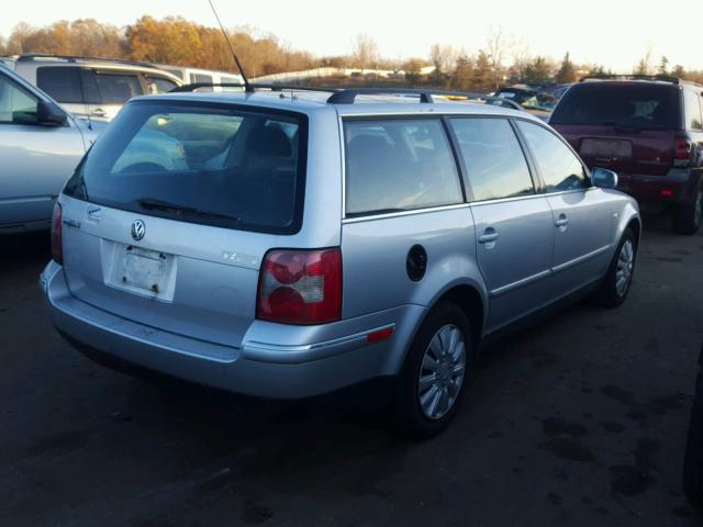 WVWND63B13E403230 - 2003 VOLKSWAGEN PASSAT GL SILVER photo 4