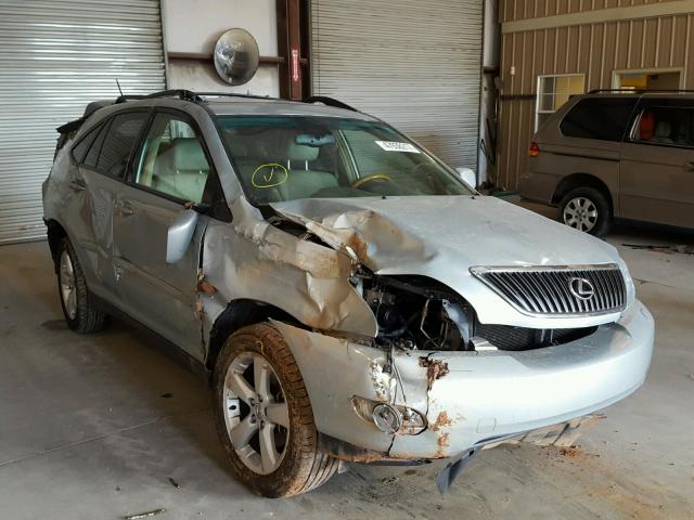 JTJGA31U740001535 - 2004 LEXUS RX 330 SILVER photo 1