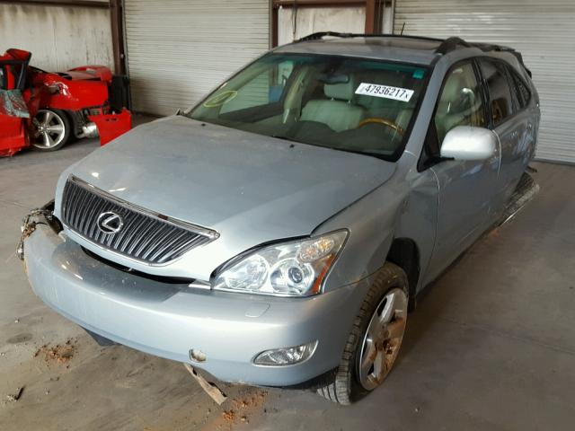 JTJGA31U740001535 - 2004 LEXUS RX 330 SILVER photo 2