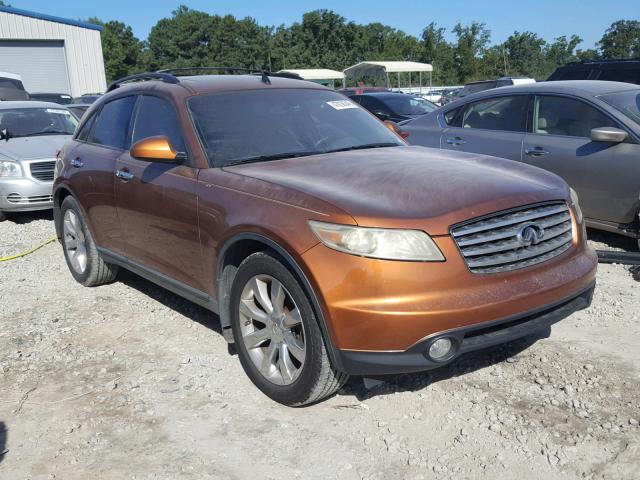 JNRBS08W23X402867 - 2003 INFINITI FX45 ORANGE photo 1