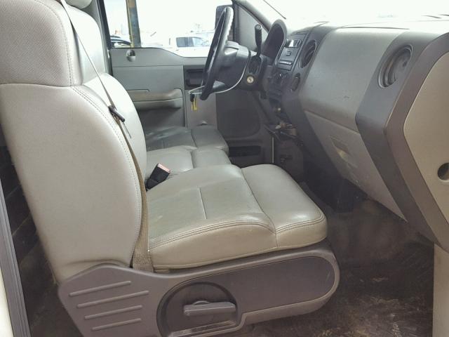 1FTRF12258KC48335 - 2008 FORD F150 WHITE photo 5