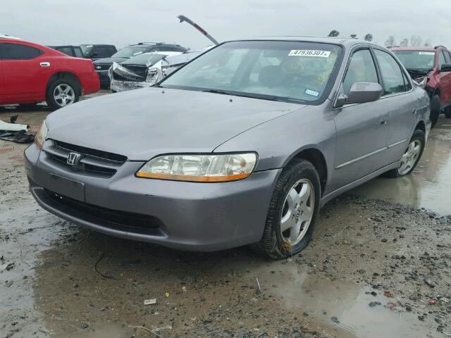 1HGCG1651YA034411 - 2000 HONDA ACCORD EX GRAY photo 2