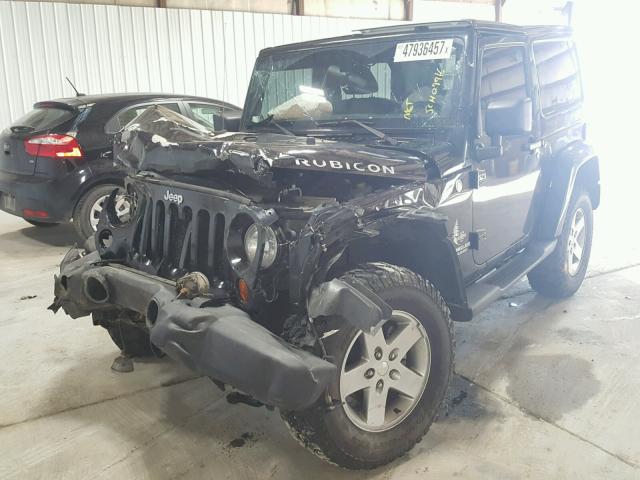 1C4BJWCG8CL214111 - 2012 JEEP WRANGLER R BLACK photo 2