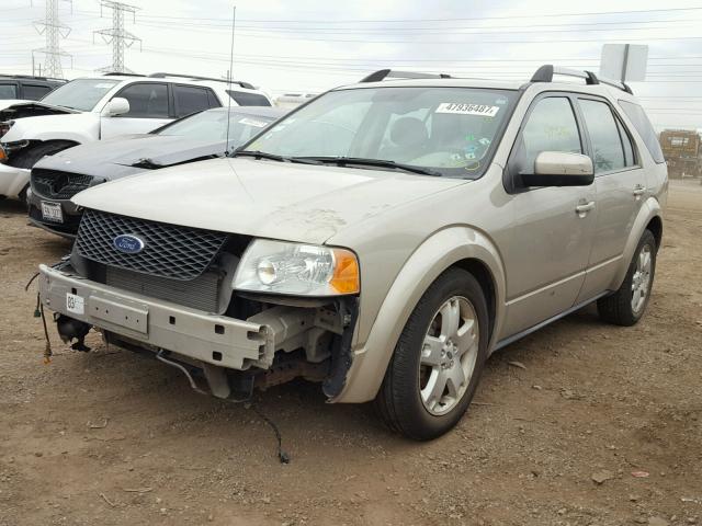 1FMDK06135GA13900 - 2005 FORD FREESTYLE GOLD photo 2