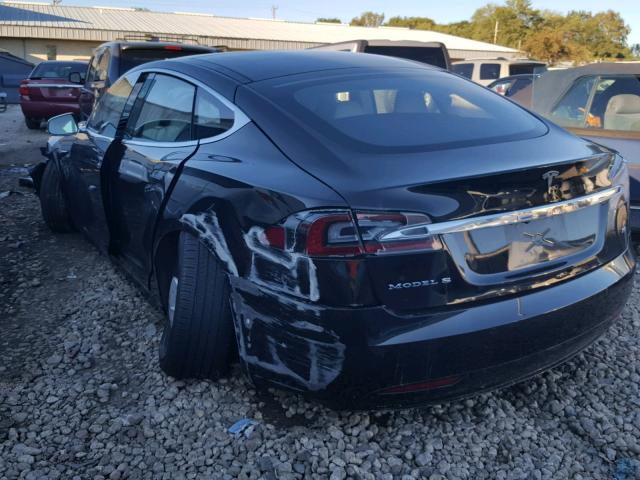5YJSA1E14HF218968 - 2017 TESLA MODEL S BLACK photo 3
