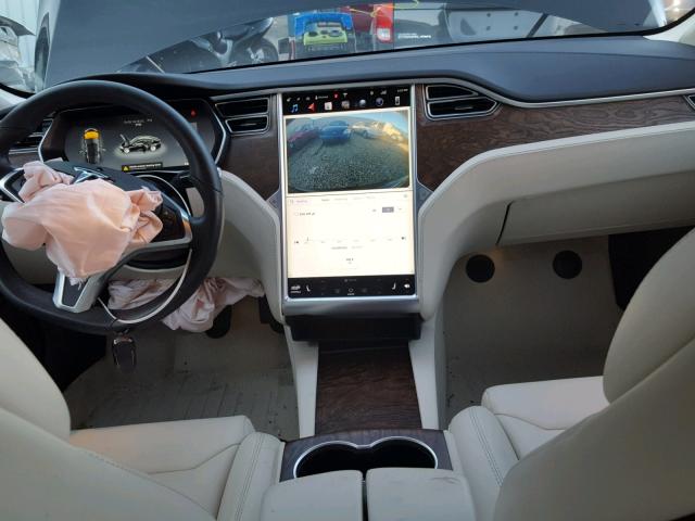 5YJSA1E14HF218968 - 2017 TESLA MODEL S BLACK photo 9