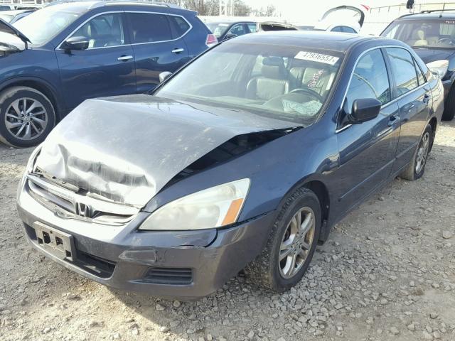 1HGCM56776A086656 - 2006 HONDA ACCORD EX GRAY photo 2