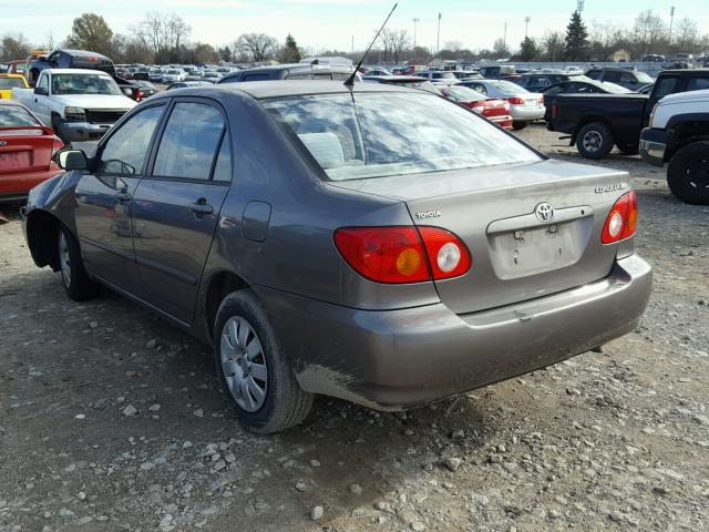 1NXBR32EX3Z138906 - 2003 TOYOTA COROLLA CE GRAY photo 3