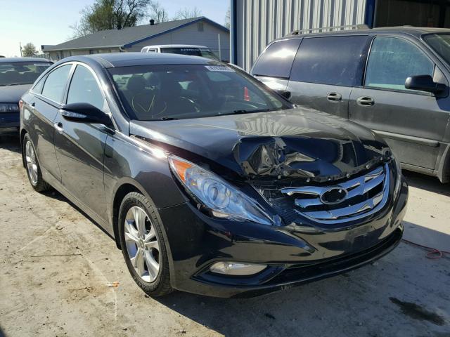 5NPEC4AC4CH380688 - 2012 HYUNDAI SONATA SE BLACK photo 1