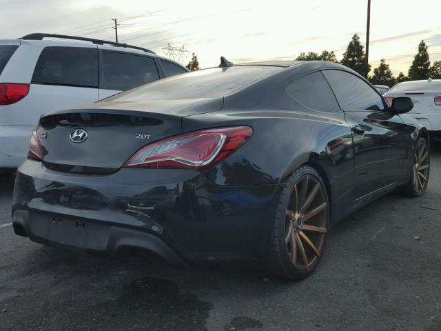 KMHHT6KD7DU090478 - 2013 HYUNDAI GENESIS CO BLACK photo 4