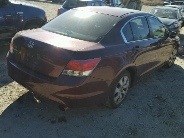 1HGCP26758A068858 - 2008 HONDA ACCORD EX BURGUNDY photo 4