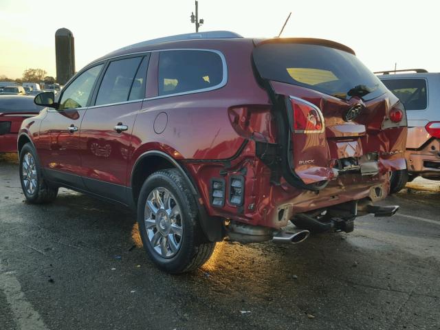 5GAKRCED5CJ264052 - 2012 BUICK ENCLAVE წითელი ფოტო 3