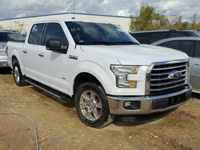 1FTEW1CP9GKF80351 - 2016 FORD F150 SUPER WHITE photo 1