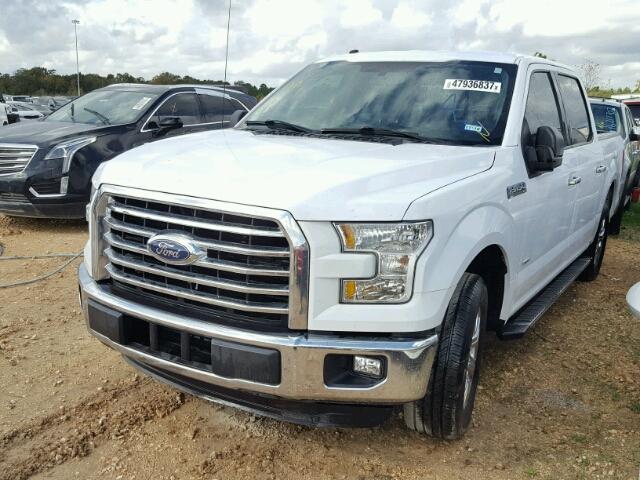 1FTEW1CP9GKF80351 - 2016 FORD F150 SUPER WHITE photo 2