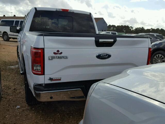 1FTEW1CP9GKF80351 - 2016 FORD F150 SUPER WHITE photo 3