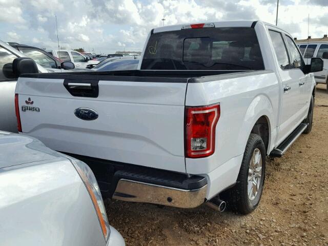 1FTEW1CP9GKF80351 - 2016 FORD F150 SUPER WHITE photo 4