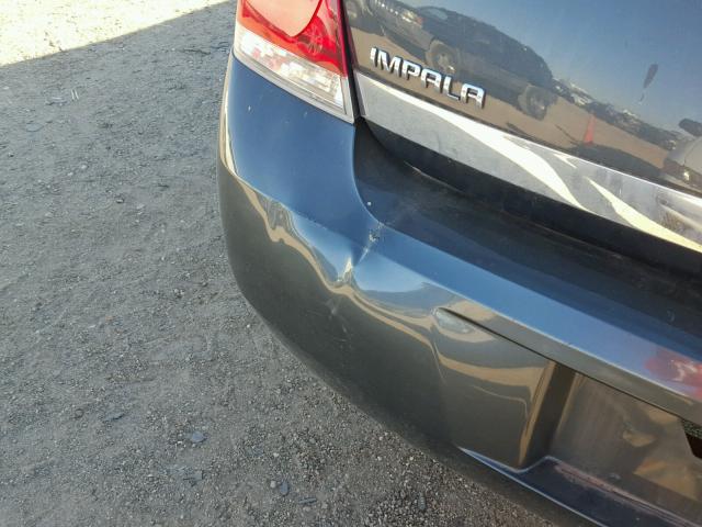 2G1WF5EK5B1226244 - 2011 CHEVROLET IMPALA LS GRAY photo 10