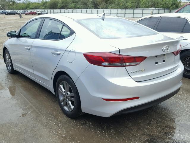 5NPD84LF9HH141794 - 2017 HYUNDAI ELANTRA SE SILVER photo 3