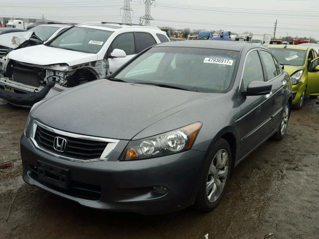 1HGCP368X9A045723 - 2009 HONDA ACCORD EXL GRAY photo 2