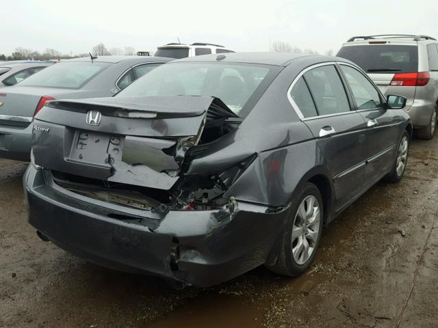 1HGCP368X9A045723 - 2009 HONDA ACCORD EXL GRAY photo 4