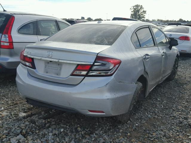 19XFB2F9XDE217025 - 2013 HONDA CIVIC EXL SILVER photo 4