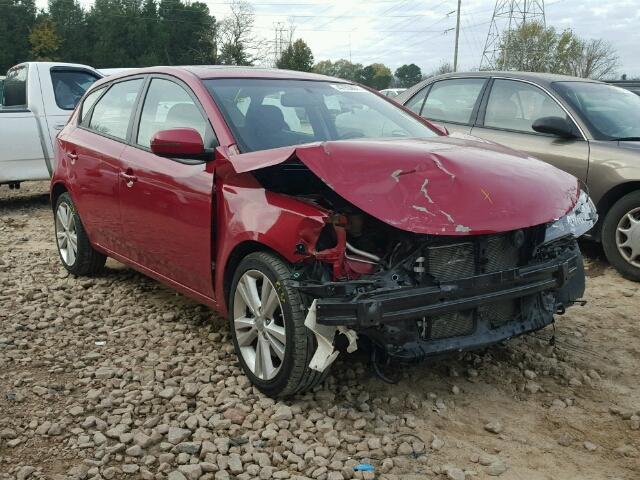 KNAFW5A36D5671385 - 2013 KIA FORTE SX RED photo 1