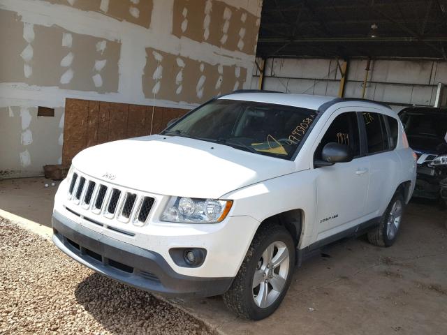 1J4NT1FB8BD272099 - 2011 JEEP COMPASS SP WHITE photo 2