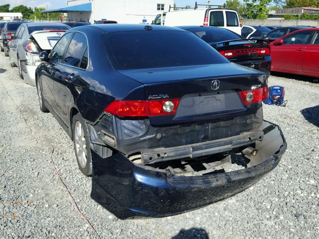 JH4CL96917C003656 - 2007 ACURA TSX BLACK photo 3