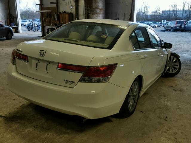 1HGCP2F81CA029668 - 2012 HONDA ACCORD EXL WHITE photo 4