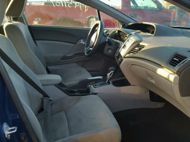 19XFB2F87CE001252 - 2012 HONDA CIVIC EX Mavi foto 5