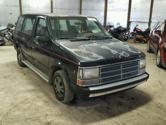 2B4FK4534LR702795 - 1990 DODGE CARAVAN SE BLACK photo 1