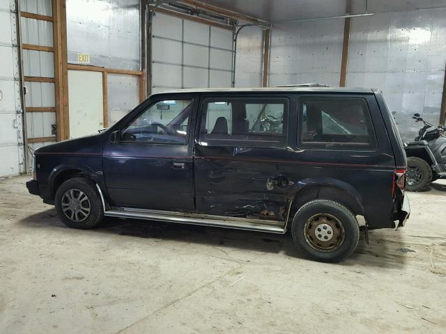 2B4FK4534LR702795 - 1990 DODGE CARAVAN SE BLACK photo 9