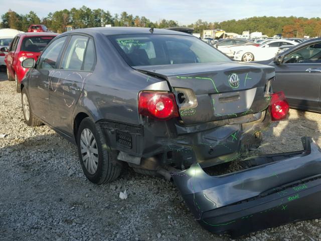 3VWJX7AJ1AM050062 - 2010 VOLKSWAGEN JETTA S GRAY photo 3