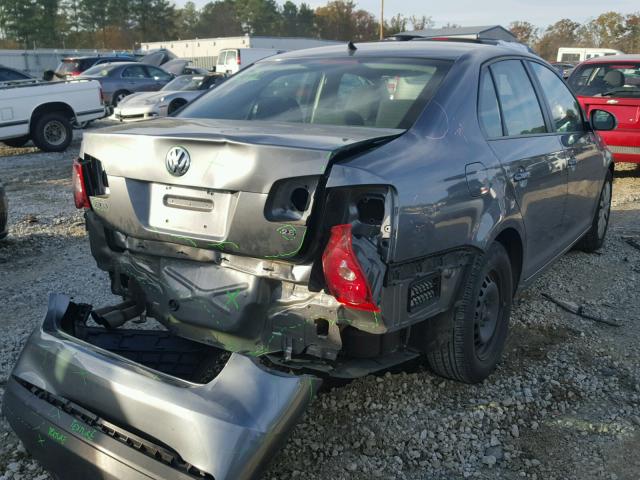 3VWJX7AJ1AM050062 - 2010 VOLKSWAGEN JETTA S GRAY photo 4