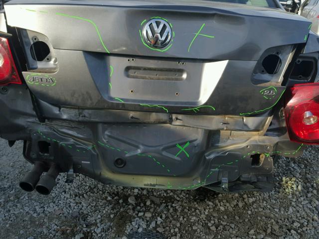 3VWJX7AJ1AM050062 - 2010 VOLKSWAGEN JETTA S GRAY photo 9