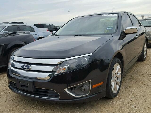 3FAHP0JA5CR115984 - 2012 FORD FUSION SEL BLACK photo 2