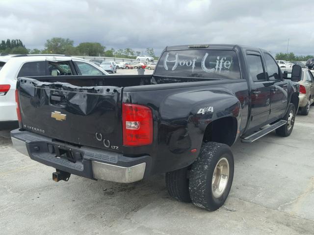 1GCJK33628F200497 - 2008 CHEVROLET SILVERADO BLACK photo 4